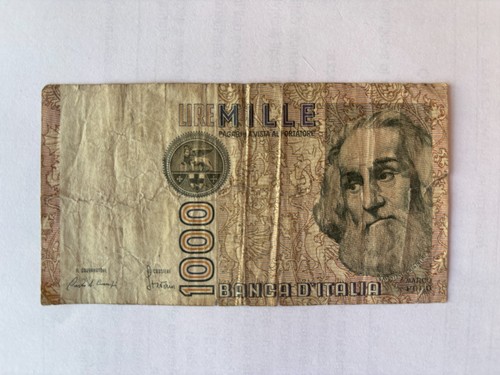 Banconota 1000 mille lire - mille,