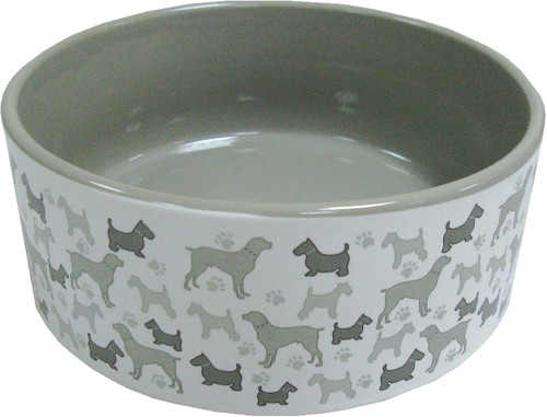 Ciotola ceramica cani - in,