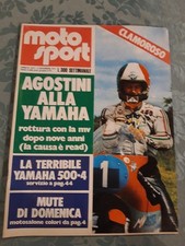 MOTO SPORT N 27  1973  SALONE DI MILANO GIACOMO AGOSTINI YAMAHA 500-4