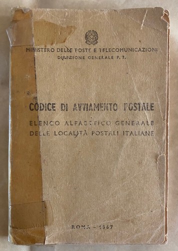 Libro codice avviamento