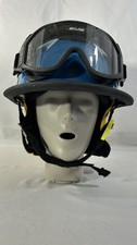 Casco di sicurezza Cairns Firefighter MSA Modern HP3 Commando Defender blu usato