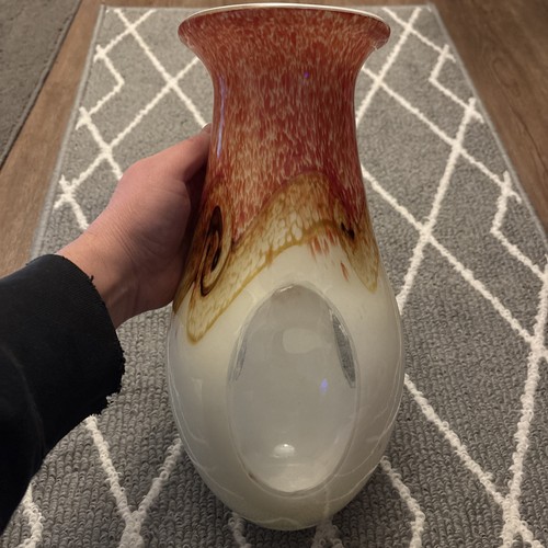Vaso vetro artistico stile - in,