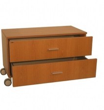 CASSETTIERA A 2 CASSETTI SU