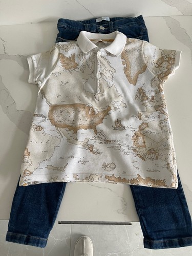 Completo polo jeans - e, alviero