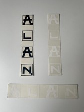 VINTAGE ALAN STICKERS FRAME