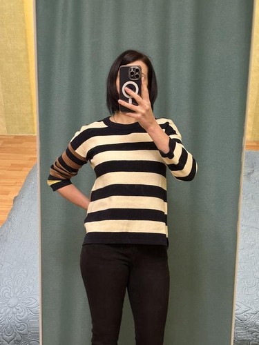 Maglione donna stoffa bianca