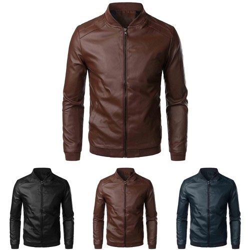 Cappotto uomo ecopelle