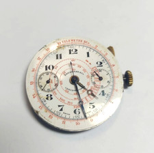 Movimento cronografico Eberhard 16000 su base Valjoux 65 monopulsante completo