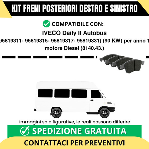 Pastiglie freno posteriori - pastiglie,