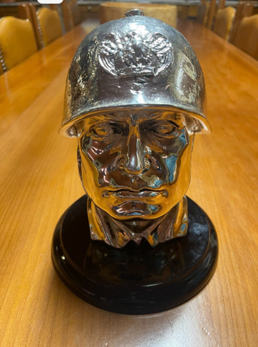 Busto beni resina placcato - busto,