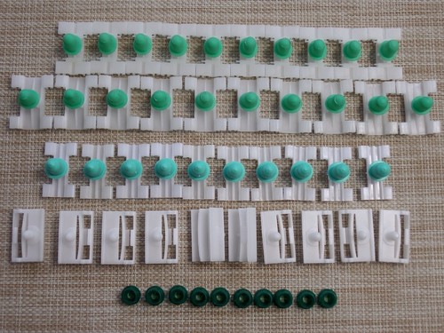 Pezzi set modanature - pezzi, clip