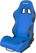 Sedile sportivo reclinabile Simoni Racing Jenson in tessuto jacquard blu