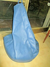 Pouff Poltrona Sacco in Ecopelle  BLU                                     Zoren