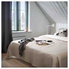 Ikea STENFRÖMAL Copriletto, beige Chiaro, 230x250 cm Nuovo