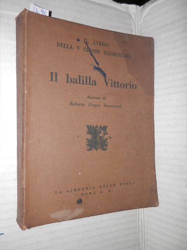 Balilla vittorio racconto - il,