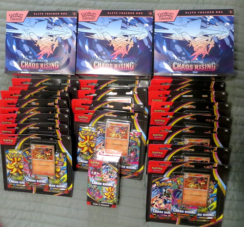 Pokémon tcg chaos rising etb - pokémon,