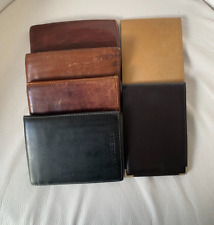 4 PORTAFOGLIO PELLE UOMO VINTAGE + 2 PORTA ASSEGNI