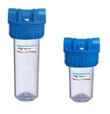 FILTRO ACQUA 5" 10" CONTENITORI + FILTRI + POLIFOSFATI