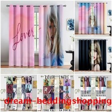 Tende bambina cantante Taylor camera da letto spesse oscuranti anello termico occhiello superiore regalo