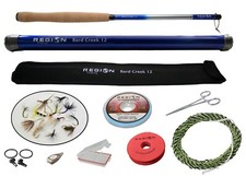 Tenkara Fly Rod - Bard Creek 12' con Starter Kit - Fibra di Carbonio Giapponese