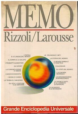 Memo rizzoli larousse grande - rizzoli/larousse,