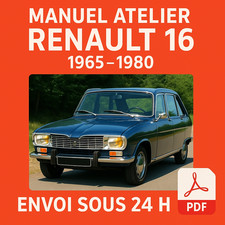 Manuel Atelier Renault 16 TS