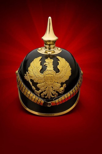 Elmetto brufolo prussiano - , in