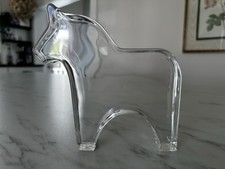 Decorazione natalizia IKEA VINTERFINT Dala cavallo vetro trasparente da collezione limitata ??