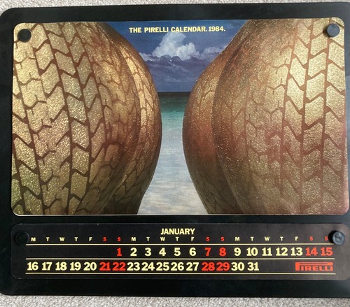 Vintage 1984 pirelli calendar - vintage,