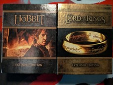 The Hobbit Trilogy & The Lord of The Rings Extended Editions Blu-ray box sets
