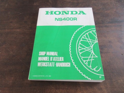 Honda ns400r shop repair - honda,