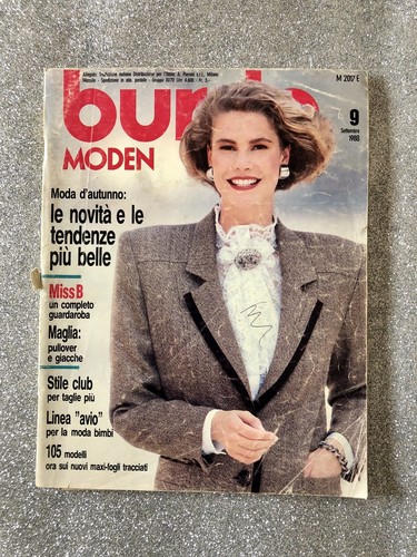 Burda moden settembre 1988 - burda,