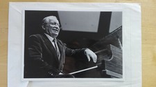 Jazz Romano Mussolini 2004 Foto originale 13x18 Musica Pianoforte fascismo Duce