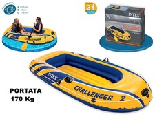 Canotto Gonfiabile Gommone Challenger 2  cm. 236X114X41 MAX 170 KG INTEX 68366 