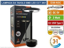 LAMPADA DA TAVOLO 3W PORTABILE
