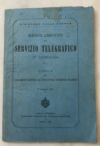Antico libro militaria - libro,
