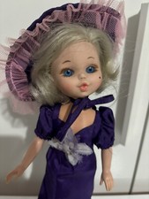 FURGA FRU FRU DAMINA VIOLA PURPLE BAMBOLA DOLL VINTAGE ANNI 60/70