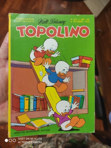 Topolino libretto 671 del - libretto,