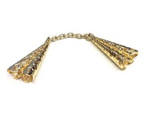 TERMINALI IN OTTONE ORO PER