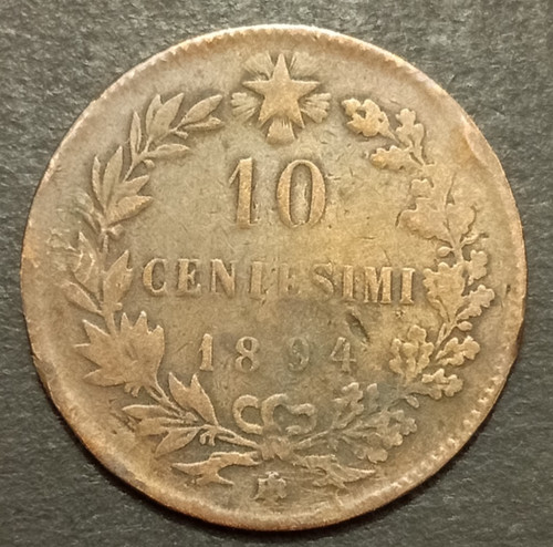 Centesimi lire 1894 bi - lire,
