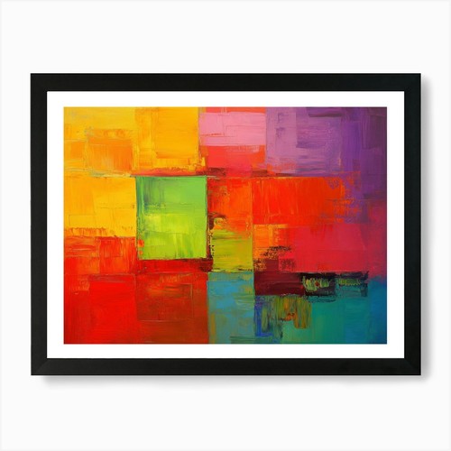 Quadro astratto 3145 - , stampa