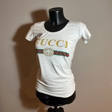 GUCCI T-shirt Logo Strass -