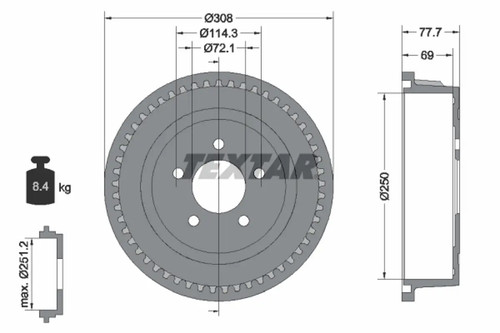 Per chrysler voyager 5 td - , 2.5