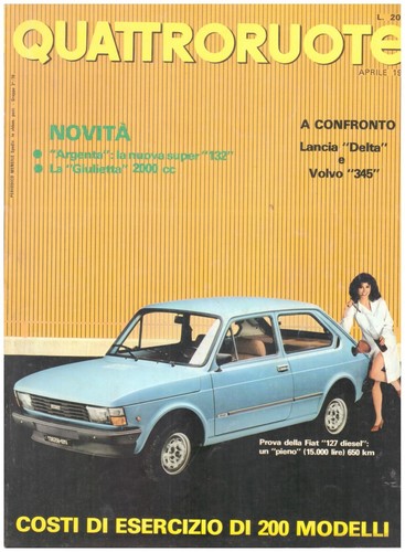 Quattroruote aprile 1981 n - quattroruote,