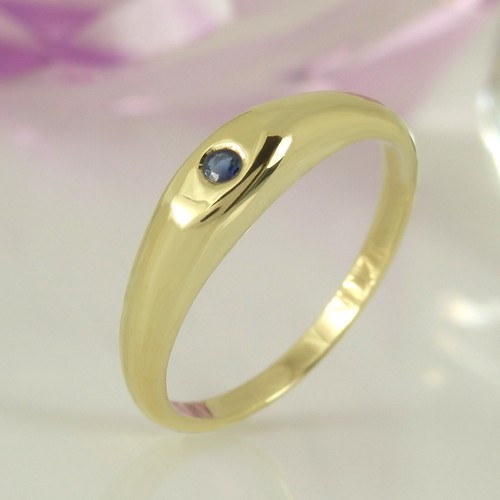 Anello zaffiro stretto