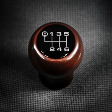 AUDI WOOD 6 SPEED GEAR KNOB S2