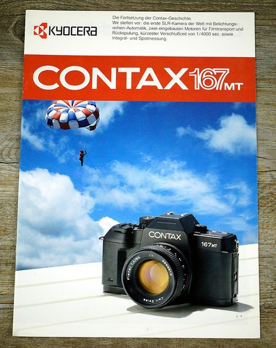 Kyocera brochure contax 167 - 167, mt