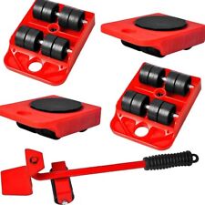 5 Pezzi Ruote per Mobili, Rotelle per Spostare Mobili, Trasloco Sollevatore 150G