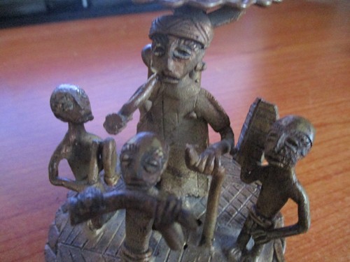 Scultura bronzo africana - scultura, in