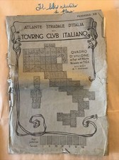 Carta 1924 Atlante Stradale D'italia Del Touring Club Italiano 27 di 53 Cartine